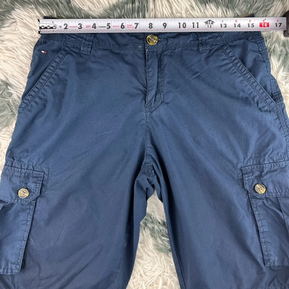 Tommy Hilfiger Kids Boy's Navy Blue Cargo Shorts Size 20 Light Weight